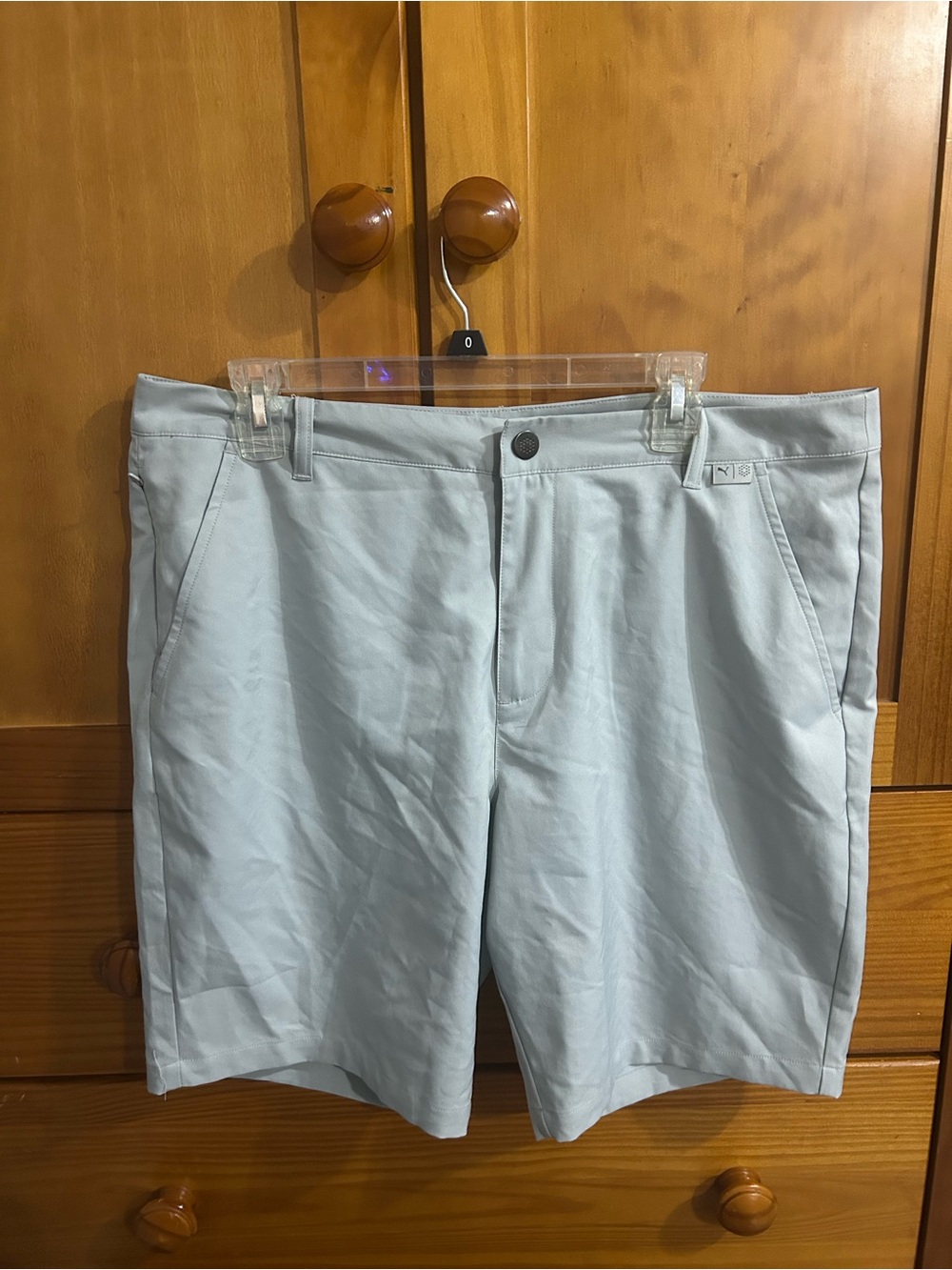Men's Light Grey Puma Golf Shorts - Size 36